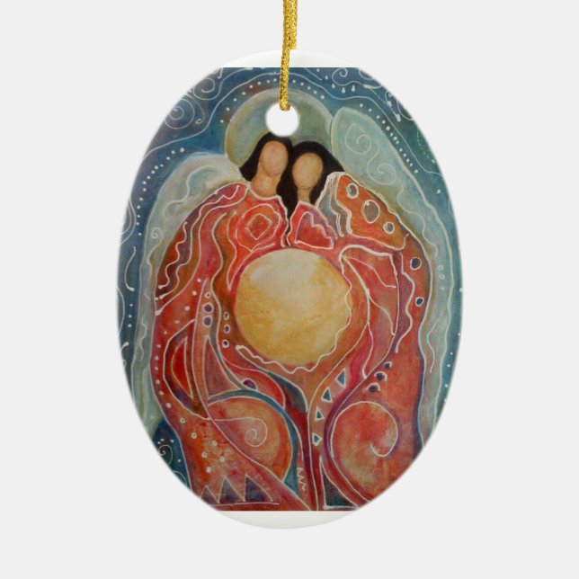 Die Wärter Keramikornament (Vorne)