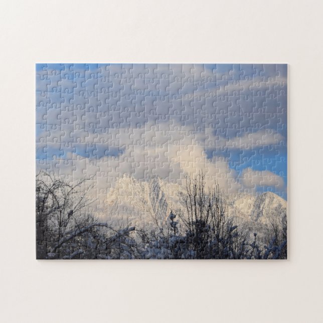 Die Wasatch-Berge - Blick vom SLC-Puzzle Puzzle (Horizontal)