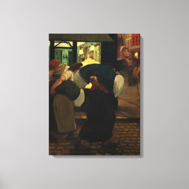 Die Waschräume, 1899 von Theophile Steinlen Leinwanddruck (Vorderseite)