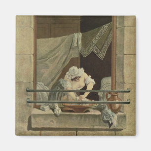 Die Washerwoman, die von J. Laurent Julien (c1 Magnet