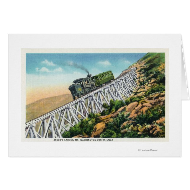 Die Washington Cog Railway, Jacob's Ladder (Vorderseite (Horizontal))