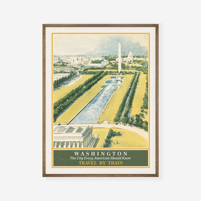 Die Washington DC Eisenbahn auf dem Weg zur Haupts Poster (Von Creator hochgeladen)