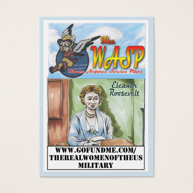 Die WASP Eleanor Roosevelt Trading Card (Vorderseite)