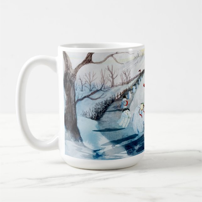 Die Wassailing-Geister Kaffeetasse (Links)