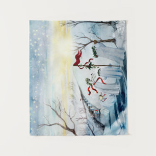 Die Wassailing-Geister Wandteppich