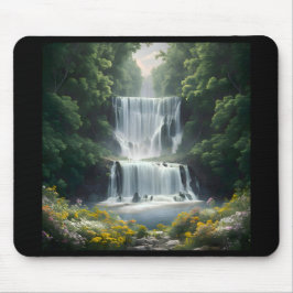 Die Wasserfall-Landschaft Mousepad