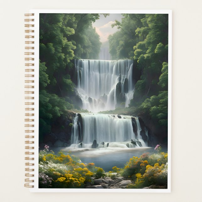 Die Wasserfall-Landschaft Planer (Vorderseite)