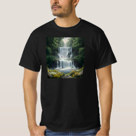 Die Wasserfall-Landschaft T-Shirt
