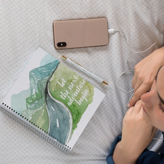 Die Wasserfarbenwelt Der nächste Abenteuer beginnt Notizblock (Von Creator hochgeladen)