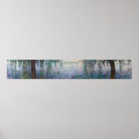 Die Wasserlilien - Morgens mit Willows, Monet