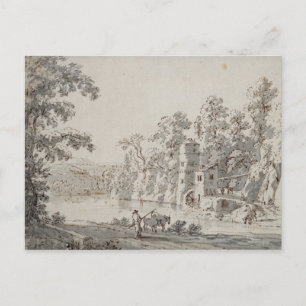 Die Wassermühle am Ford Postkarte