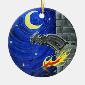 Die Wasserspeier-Baum-Verzierung Keramik Ornament