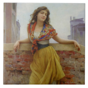 Die Wassersportlerin Fliese