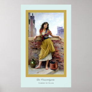 Die Wasserträgerin ~ Eugene de Blass Poster