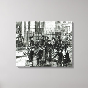 Die Wasserversorgung Leinwanddruck