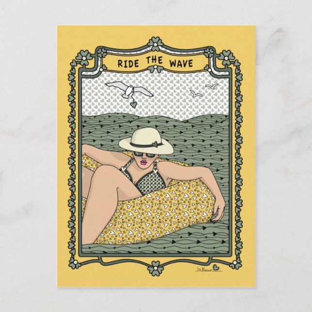 Die Wave_C_ Postkarte fahren (Vorderseite)