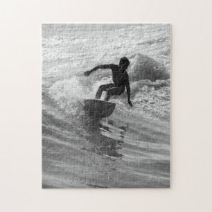 Die Wave Graustufen reiten Puzzle
