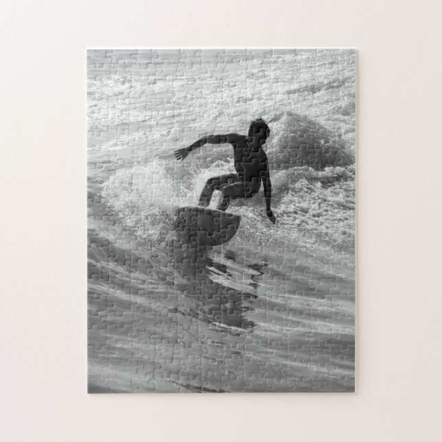 Die Wave Graustufen reiten Puzzle (Vertikal)