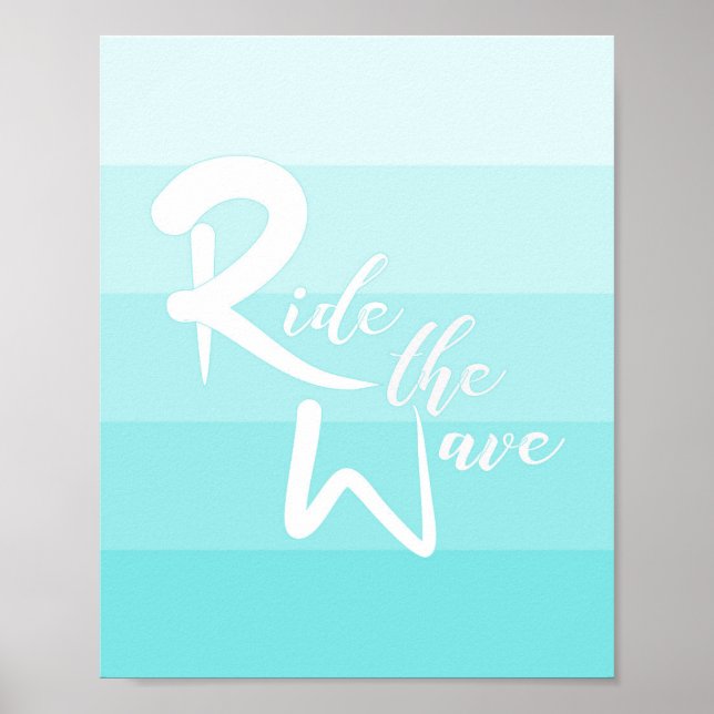 Die Wave Wall Art Poster (Vorne)