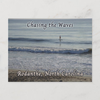 Die Waves Rodanthe Surfer Postkarte