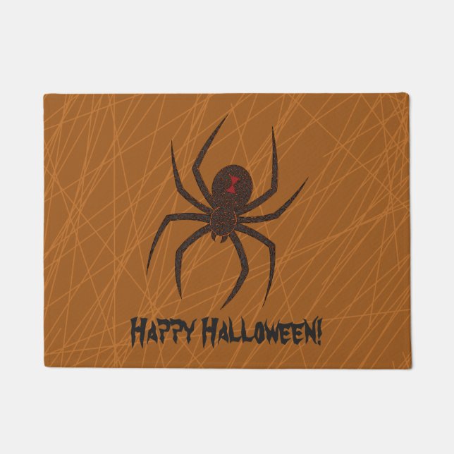 Die Web-Türmchen der Spinne Fußmatte (Vorderseite)