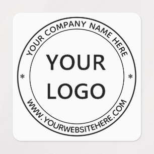Die Website mit Ihrem Logo färbt Personalisierte Etiketten