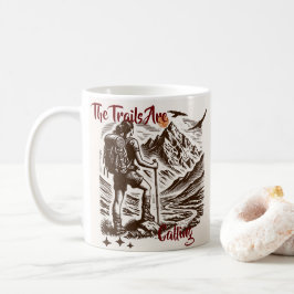 Die Wege rufen Kaffeetasse