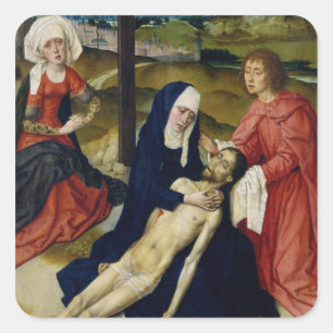 Die Wehklage Quadratischer Aufkleber