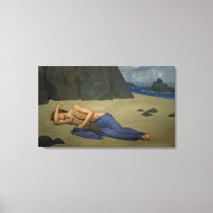 Die Wehklage von Orpheus Leinwanddruck
