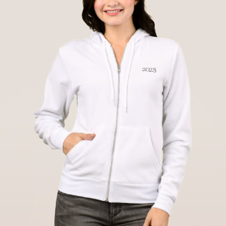 Die weibliche Zip-up-Hoodie Hoodie
