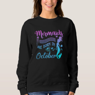 Die weiblichen Meerjungfrauen sind am Geburtstag v Sweatshirt