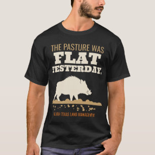 Die Weide war gestern flach, lustiger verwilderter T-Shirt