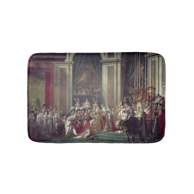 Die Weihe des Kaisers Napoleon Badematte (Vorderseite)