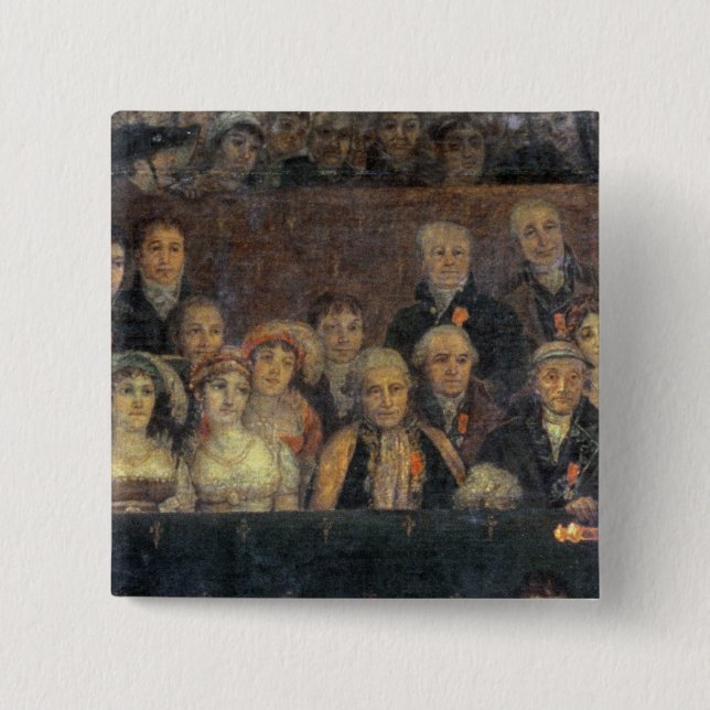 Die Weihe des Kaisers Napoleon Button (Vorderseite)