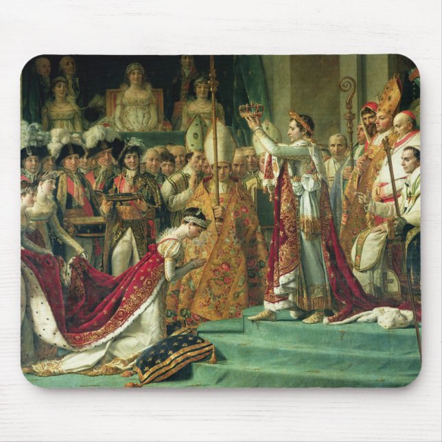 Die Weihe des Kaisers Napoleon Mousepad (Vorne)