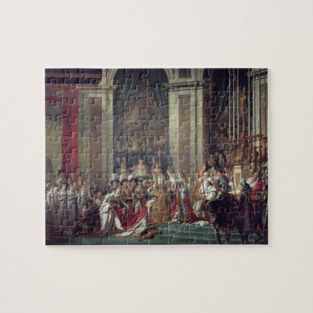 Die Weihe des Kaisers Napoleon Puzzle (Horizontal)