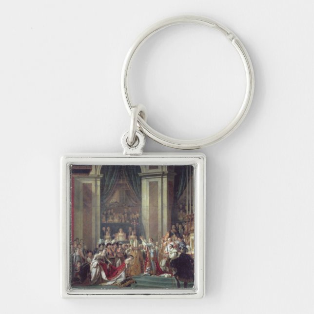 Die Weihe des Kaisers Napoleon Schlüsselanhänger (Vorne)