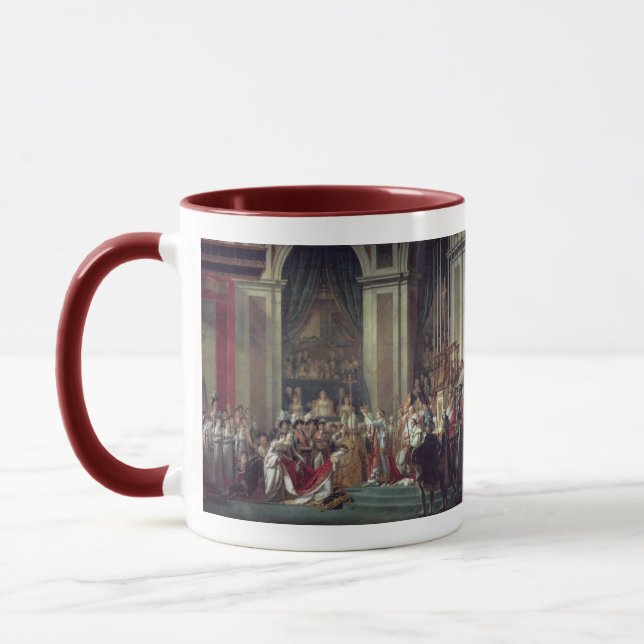 Die Weihe des Kaisers Napoleon Tasse (Links)