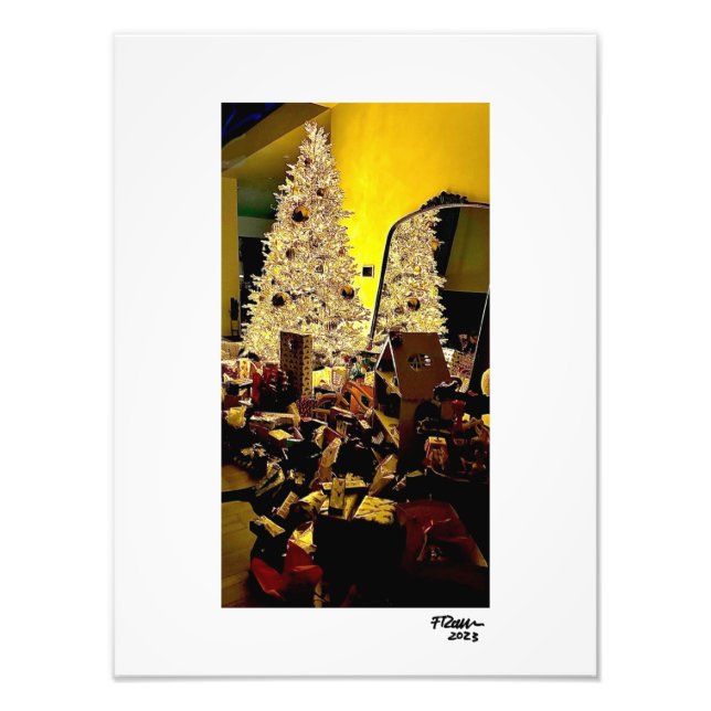 Die Weihnachten. Fotodruck (Vorne)