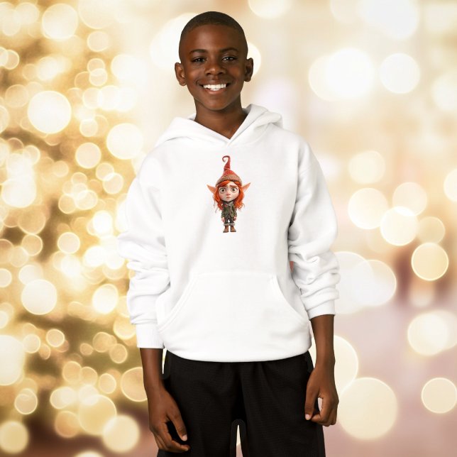 Die Weihnachtself-Junge in meinem Teen zu töten Hoodie (Von Creator hochgeladen)