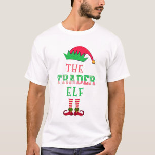 Die Weihnachtsfamilie der Händlerelfen passt Pajam T-Shirt