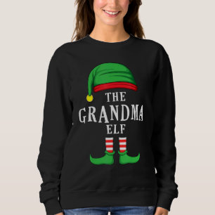 Die Weihnachtsfamilie der Oma Elf - Gruppe Xm Sweatshirt