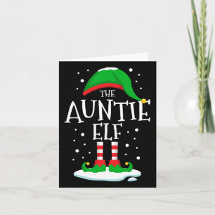 Die Weihnachtsfamilie der Tante Elf, die Weihnacht Karte