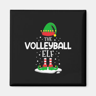 Die Weihnachtsfamilie der Volleyball-Elf passt zu Magnet
