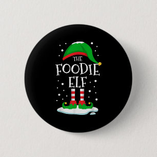 Die Weihnachtsfamilie des Feinschmecker Elf, die d Button