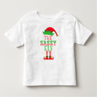 Die Weihnachtsfamilie des Sassy Elf passt Pajama