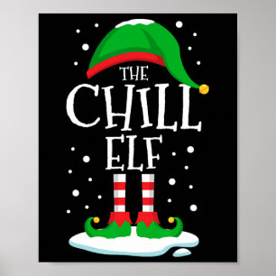Die Weihnachtsfamilie von Chill Elf passt zur Weih Poster