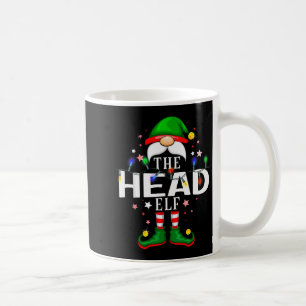Die Weihnachtsfamilien-Pyjama-Party des Chef-Elfs Kaffeetasse