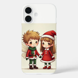 Die Weihnachtsfee eines Paares iPhone 16 Hüllen