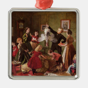 Die Weihnachtsfessel Silbernes Ornament